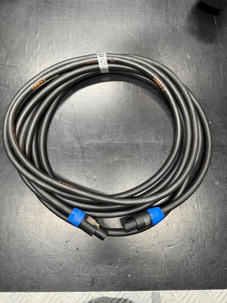 Speakon 4-polige Luidsprekerkabel 6,5m, Audio, Tv en Foto, Audiokabels en Televisiekabels, Gebruikt, Luidsprekerkabel, 5 tot 10 meter