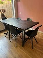 Eettafel incl. 6 stoelen, Huis en Inrichting, Tafels | Eettafels, Ophalen, 200 cm of meer, 50 tot 100 cm, Zo goed als nieuw
