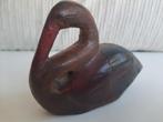 Mooie houten pelikaan beeldje - houtsnijwerk, Antiek en Kunst, Ophalen of Verzenden