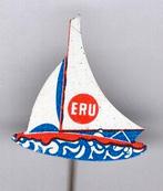 ERU smeerkaas zeilscheepje blik speldje ( F_117a ), Verzenden, Zo goed als nieuw, Merk, Speldje of Pin