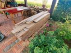 Vloer planken massief eiken, Doe-het-zelf en Verbouw, Hout en Planken, Ophalen, Gebruikt, Minder dan 25 mm, Eiken
