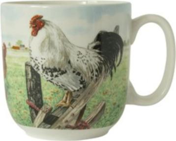 Oorbekers Kip Wiebe van der Zee servies beschikbaar voor biedingen