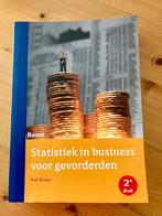 Rob Erven - Statistiek in business voor gevorderden, Ophalen of Verzenden, Zo goed als nieuw, Rob Erven