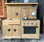 Houten Speelkeuken Jorg steigerhout, Ophalen, Zo goed als nieuw, Hout, Speelkeuken