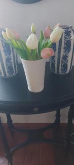 Vintage bloemenvaas aardewerk., Huis en Inrichting, Woonaccessoires | Vazen, Ophalen of Verzenden, Overige kleuren, Aardewerk of Porselein