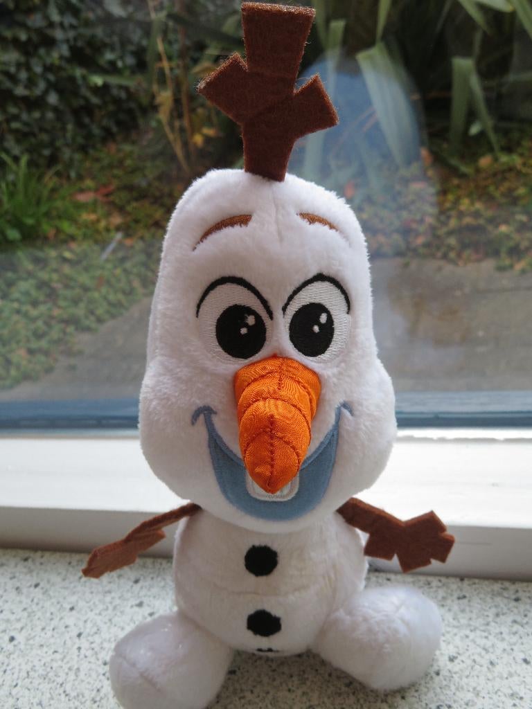 Sneeuwman sneeuwpop Olaf van Frozen merk Nicotoy, Ophalen of Verzenden, Zo goed als nieuw, Overige typen