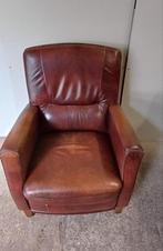 Mooie vintage schapenleren stoel fauteuil, Huis en Inrichting, Fauteuils, Ophalen of Verzenden, Gebruikt, 75 tot 100 cm, 50 tot 75 cm