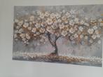 Canvas schilderij levensboom., Ophalen, Schilderij, 75 cm of meer