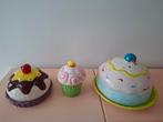 Cupcake cake bewaar schalen met deksel., Ophalen of Verzenden
