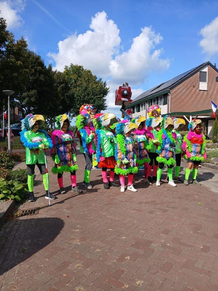 Mooie loopgroep Lach eens naar het vogeltje, zeer compleet, Kleding | Heren, Carnavalskleding en Feestkleding, Gedragen, Accessoires