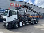 MAN TGS 26.360 6x4 Hiab 12 Tonmeter laadkraan (bj 2009), Automaat, Diesel, 2 stoelen, Euro 4