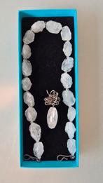 Zilver/ bergkristal ketting Merk byJéh Jewels in org. doos, Sieraden, Tassen en Uiterlijk, Ophalen of Verzenden, Zo goed als nieuw
