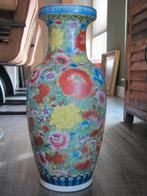 Grote vaas en 3 potten - china, Overige kleuren, Aardewerk of Porselein, Ophalen of Verzenden, Zo goed als nieuw