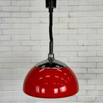 Rode space age hanglamp van Cosack Leuchten, Huis en Inrichting, Lampen | Hanglampen, Overige materialen, Ophalen of Verzenden