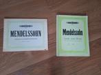 EDITION PETERS   MENDELSSOHN  2 delen, Ophalen of Verzenden, Gebruikt