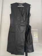 leren gilet/jurkje van Mango mt S, Zwart, Ophalen of Verzenden, Zo goed als nieuw, Maat 36 (S)