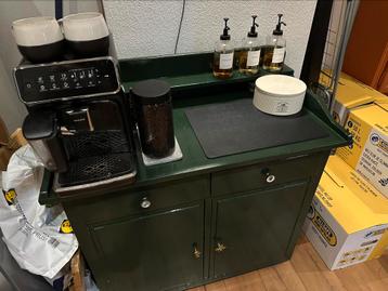 Vintage houten commode/kast groen te koop! beschikbaar voor biedingen