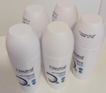 5x Neutral deoroller 50 ml, zonder parfum, nieuw beschikbaar voor biedingen