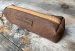 Bruin leren etui, toilettas, pennenetui, Ophalen of Verzenden, Nieuw, Bruin, Leer