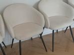 Japandi eetstoelen 4x, Huis en Inrichting, Stoelen, Ophalen of Verzenden, Wit, Japandi, Vier
