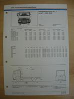 DAF FA 2500 DHS Technische Specificatie Folder 1982 - 4x2, Boeken, Auto's | Folders en Tijdschriften, Overige merken, Zo goed als nieuw