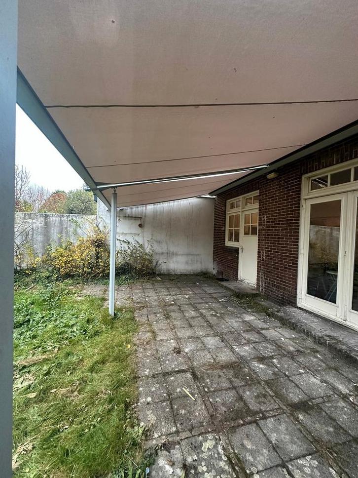 Pergola scherm 6500breed 4 m uitval grijs merk weinor, Tuin en Terras, Overkappingen, Zo goed als nieuw, Ophalen of Verzenden
