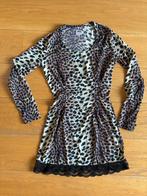 Vintage Fiorucci luipaard jurkje, Zwart, Ophalen of Verzenden, Maat 34 (XS) of kleiner, Boven de knie