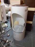 Space age design jaren 70 bar kruk wit kunststof retro, Kunststof, Gebruikt, ?, ?