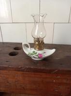 gratis verzenden snoezig brocante olielamp lamp aladin bloem, Antiek en Kunst, Ophalen