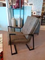 Prachtige Fauteuils (zandkleurig) & 2,5 persoonsbank (camel), Kunststof, Tweepersoons, Ophalen of Verzenden, Zo goed als nieuw