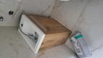 toilet wasbak met kast en spiegel, Ophalen, Nieuw, Minder dan 50 cm, Minder dan 50 cm