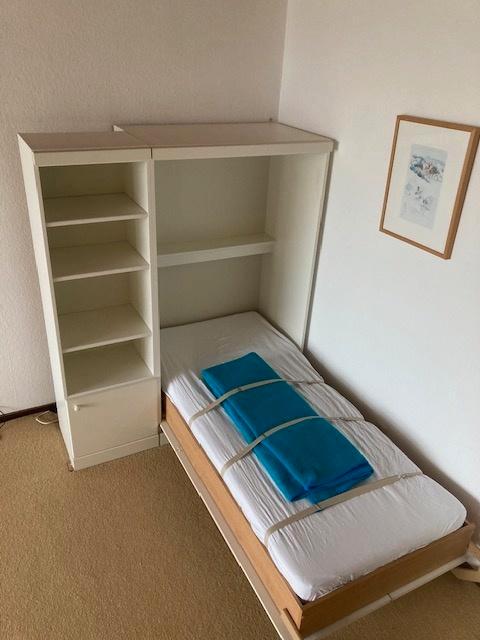 opklapbed, Huis en Inrichting, Slaapkamer | Bedden, Gebruikt, Eenpersoons, 80 cm, 190 cm of minder, Hout, Ophalen