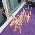 Decoratieve Rendier met slee met verlichting, Ophalen of Verzenden, Zo goed als nieuw, Kerst