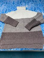Warme trui katoenen mix beige wit, Ophalen of Verzenden, Zo goed als nieuw, Maat 42/44 (L), Beige