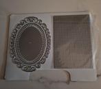 Snijmal kruisjes Borduren & Sjieke Ovale Mal, Ophalen of Verzenden, Gebruikt