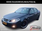 Saab 9-5 2.3 Turbo Aero 260 pk AUTOMAAT Leer Stoelverwarming, Zwart, 4 cilinders, 2290 cc, Blauw