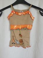 Schattig katoenen hemdje met dierenstiksel merk Hooligans, Kinderen en Baby's, Babykleding | Maat 86, Meisje, ., Ophalen of Verzenden