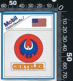 Sticker: Mobil - Chrysler, Verzamelen, Verzenden, Zo goed als nieuw, Auto of Motor