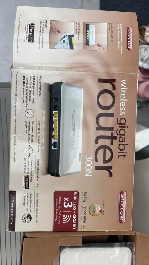 Sitecom Wireless Gigabit Router 300N, Computers en Software, Netwerk switches, Zo goed als nieuw, Ophalen of Verzenden