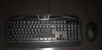 Qware set: toetsenbord &  Gaming-muis zwart, Ophalen of Verzenden, Zo goed als nieuw