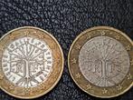Frankrijk 1 euro uit 1999  met misslag (2 stuks), Ophalen of Verzenden, Frankrijk, 1 euro, Losse munt