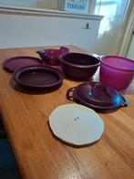 Tupperware Rijstkoker en Stoomschalen Set, Ophalen of Verzenden, Zo goed als nieuw, Paars, Schaal