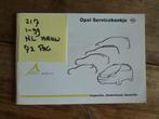 Opel Serviceboekje 1999 nieuw!!!! nr 217, Ophalen of Verzenden