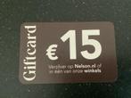 Giftcard €15,- nelson winkel of online schoenen korting, Tickets en Kaartjes, Kortingen en Cadeaubonnen, Eén persoon, Kortingsbon