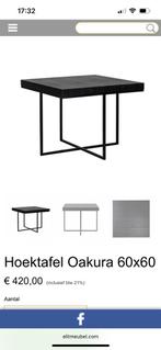 richmond oakura hoektafel 60x60, 50 tot 100 cm, 50 tot 75 cm, Richmond, Zo goed als nieuw