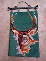 Handgeknoopt wandkleed met ijzeren ophangstang, Ophalen, Zo goed als nieuw