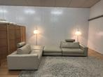 Nieuwstaat Beige Leren Minotti Hamilton Hoekbank - NP: 30k