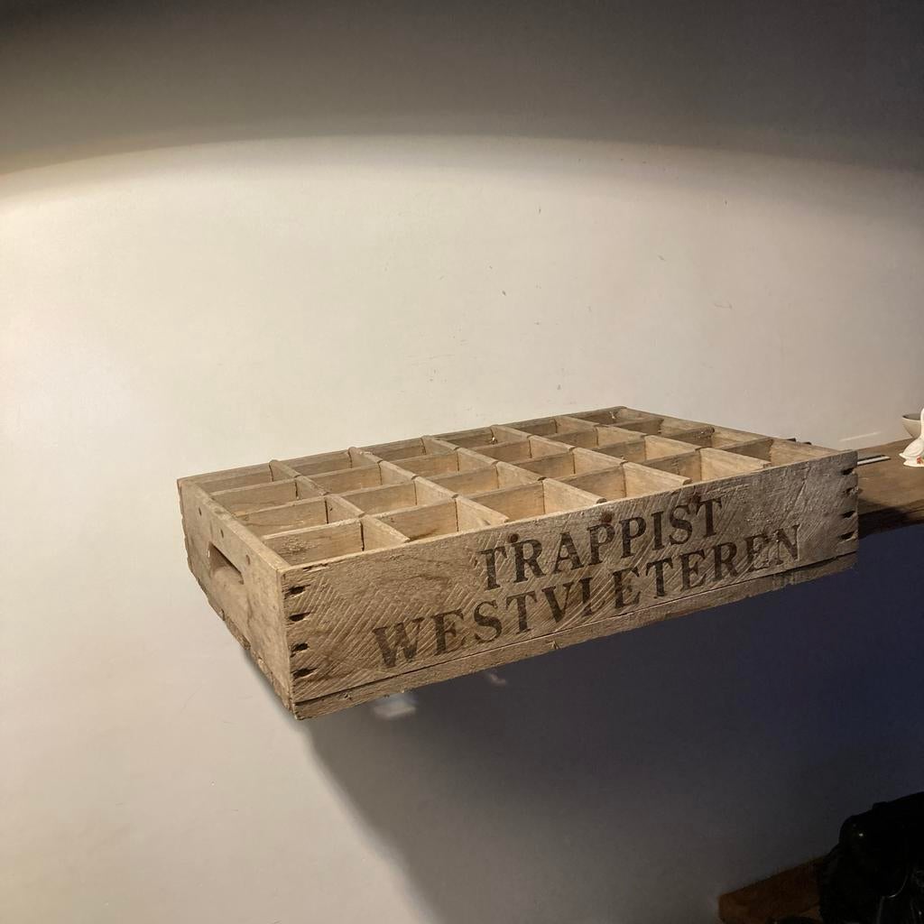 Vintage Westkapelle Houten Krat, Antiek en Kunst, Ophalen of Verzenden