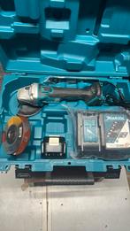 Makita Haakse Slijptol 18V + Accu + Lader, Ophalen of Verzenden, Gebruikt