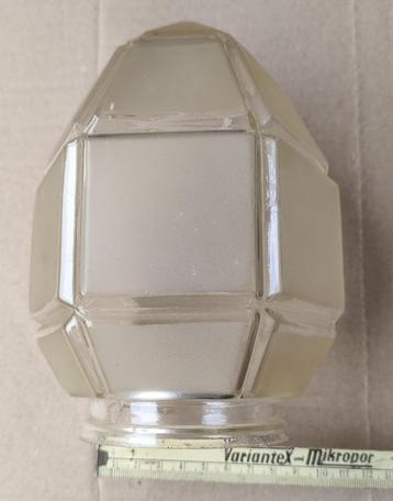 Art deco glazen lampenkapje beschikbaar voor biedingen